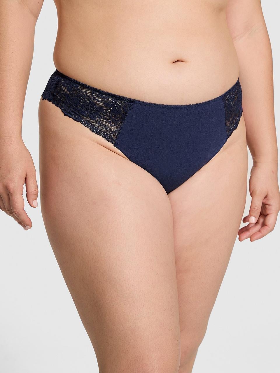 Трусики женские Victoria's Secret No-Show Midnight M Navy (34312955164368)