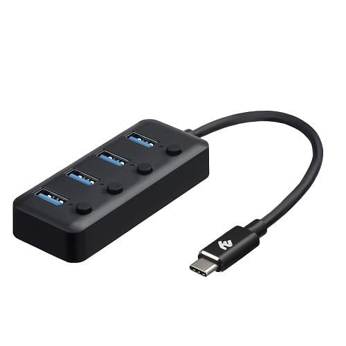 USB-хаб 2E 2E-W1406 with switch (587218)