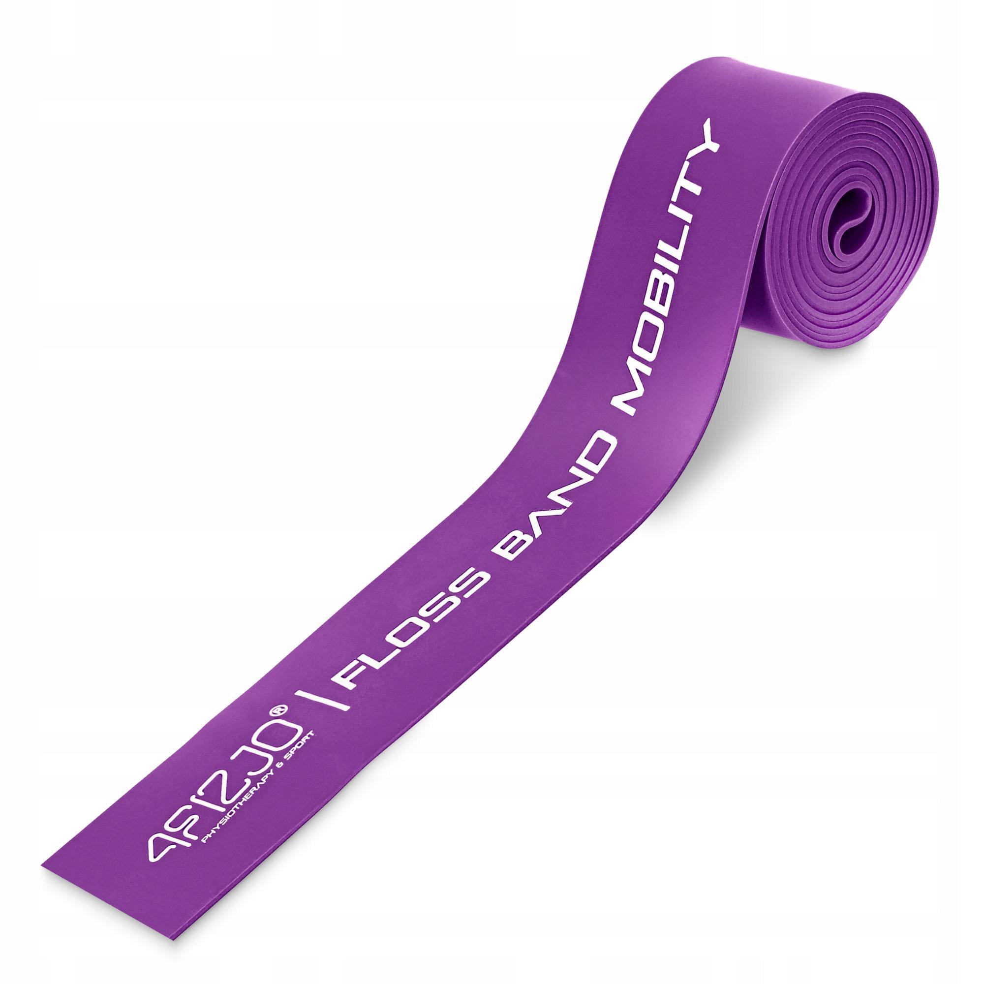 Стрічка компресійна для флоссингу 4fizjo Floss Band 207x5x0,15 см Violet (P-5905973405225)