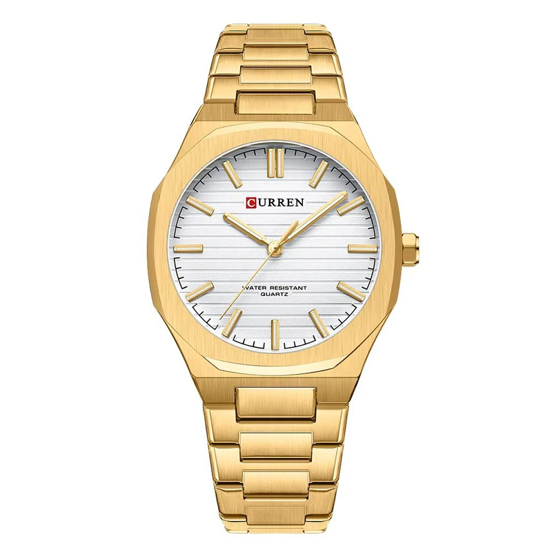 Наручний годинник Curren Сurren 8456 Gold/White