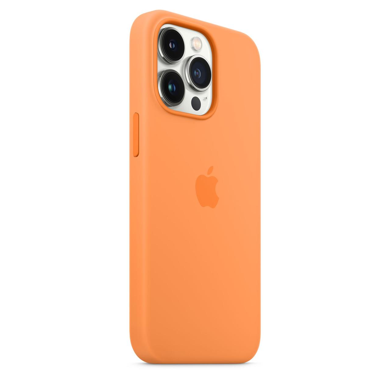 Силіконовий чохол накладка Silicone Case for iPhone 13 Pro Max, Marigold (HC)(A) - фото 4