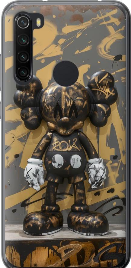 Чехол на Xiaomi Redmi Note 8 Bronze kaws (6097t-1787-42517)