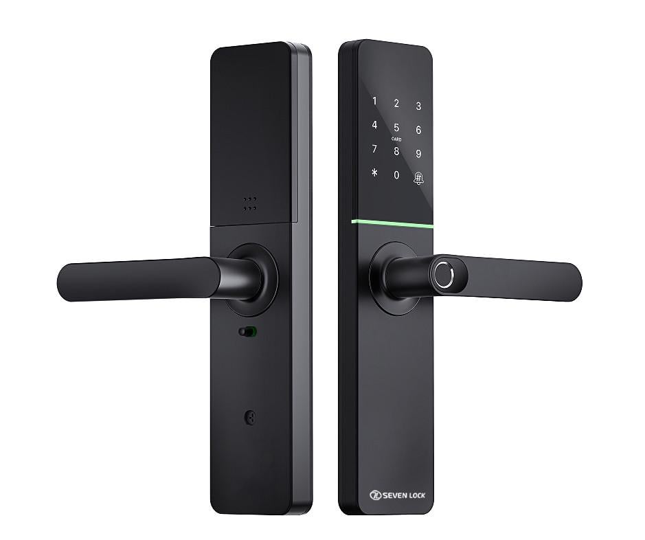 Замок дверний біометричний розумний SEVEN LOCK SL-7779BFW (2450644173)