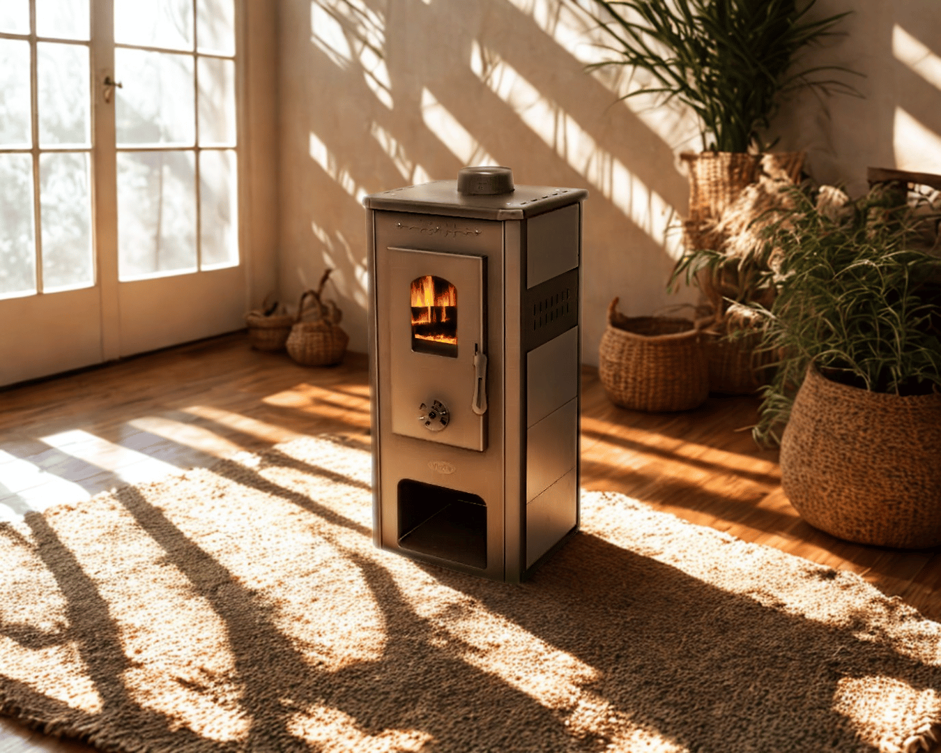 Піч на дровах Termo Sistem VIENNA для дому та дачі 5 кВт - фото 3 Піч на дровах Termo Sistem VIENNA для дому та дачі 5 кВт - фото 3