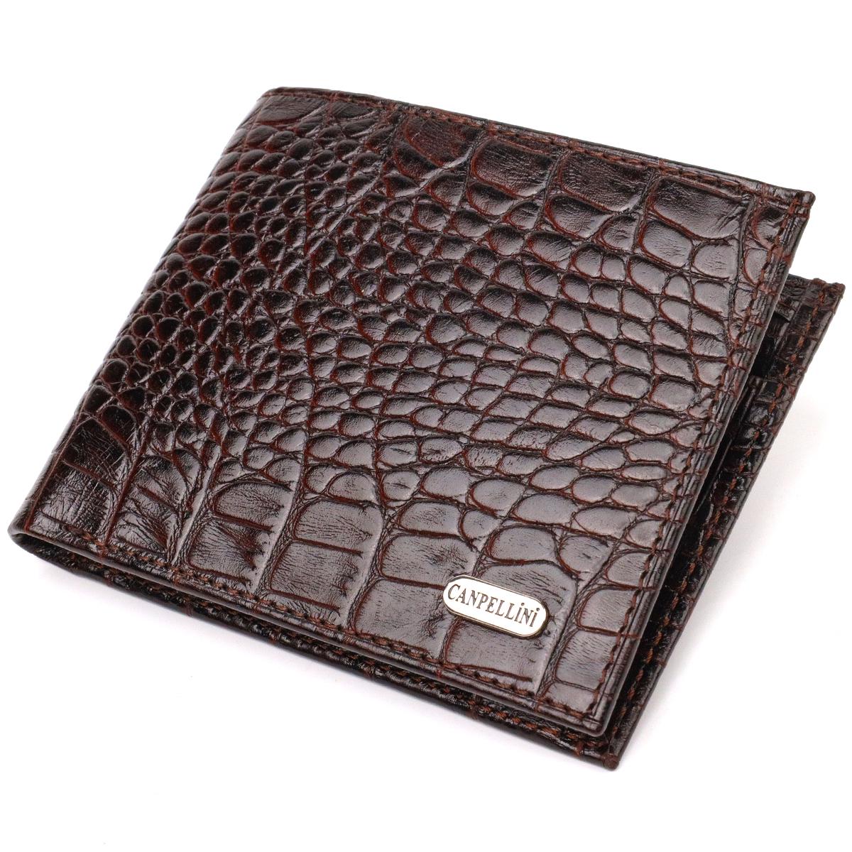 Портмоне мужское кожаное Canpellini 21777 Коричневый (55556)