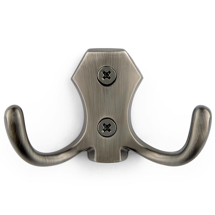 Гачок настінний MVM Z-361 MA подвійний Сатин (211180)