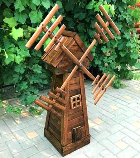 Млин декоративний із дерева Ділайє Капучіно (МЕС-000609)