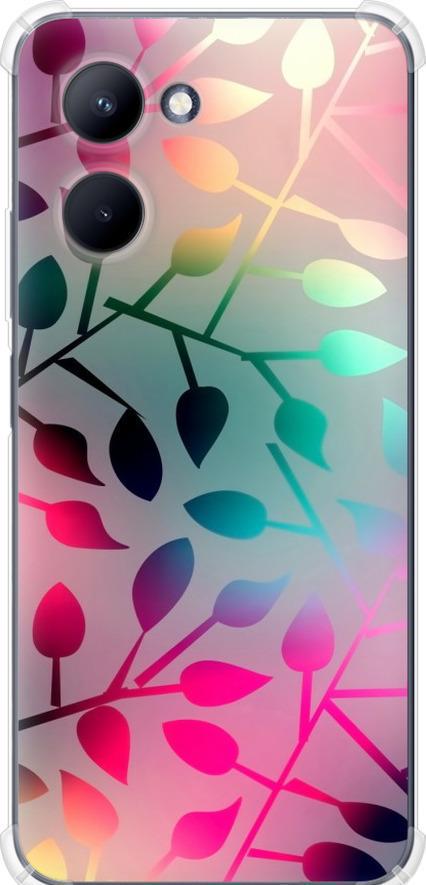 Чехол на Realme C33 Листья (2235sp-2870-42517)