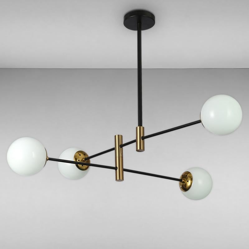 Люстра-молекула подвесная Light House LS-17093-4 Черный (16300)