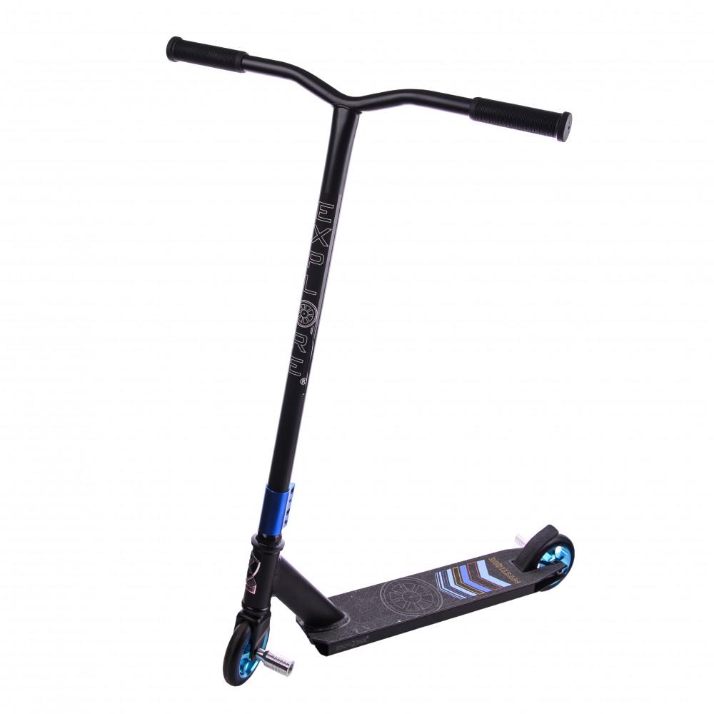 Самокат трюковый Explore Mystique Super с пегами Синий/Черный