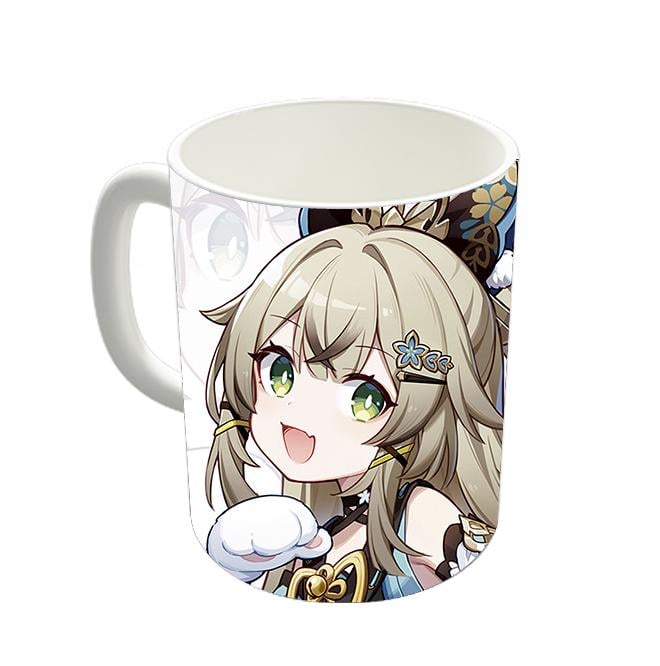 Чашка Еимия Кирара Геншин импакт Белый (z0798)