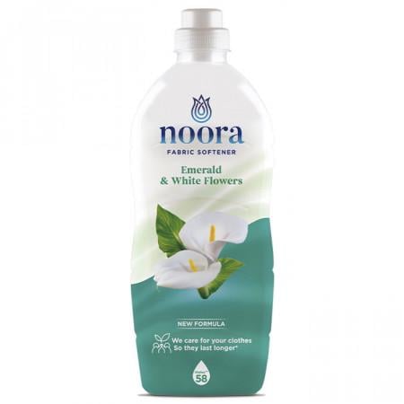 Кондиціонер для білизни Noora Emerald&White Flowers Смарагд і білі квіти 928 мл 58 прань (820130)