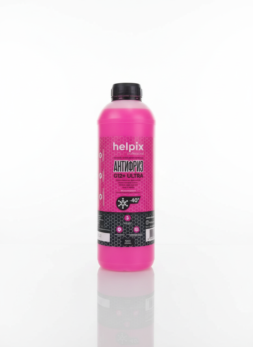Антифриз охолоджуюча рідина двигуна Helpix G12 1 л Червоний (30839523) Антифриз охолоджуюча рідина двигуна Helpix G12 1 л Червоний (30839523)