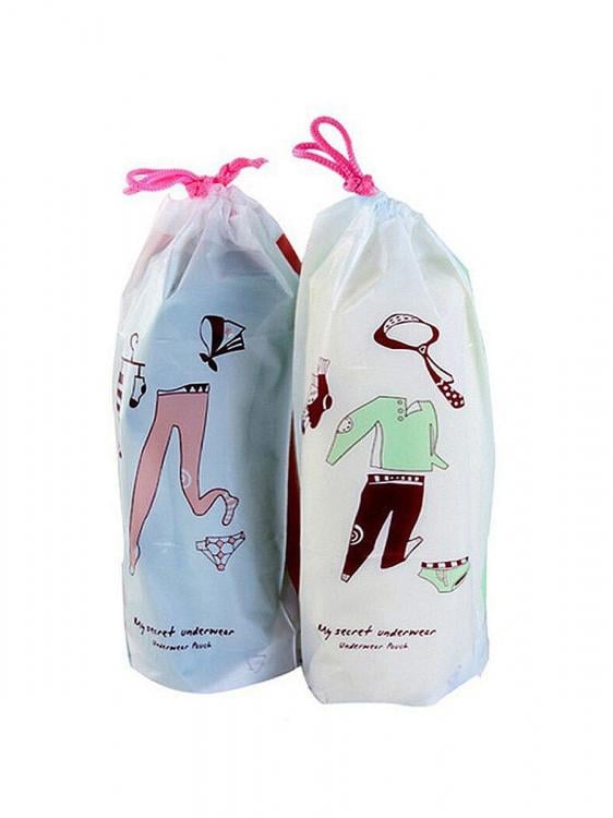 Пакет-органайзер водонепроницаемый для пляжных мокрых вещей 2 шт. (100567) Пакет-органайзер водонепроницаемый для пляжных мокрых вещей 2 шт. (100567)