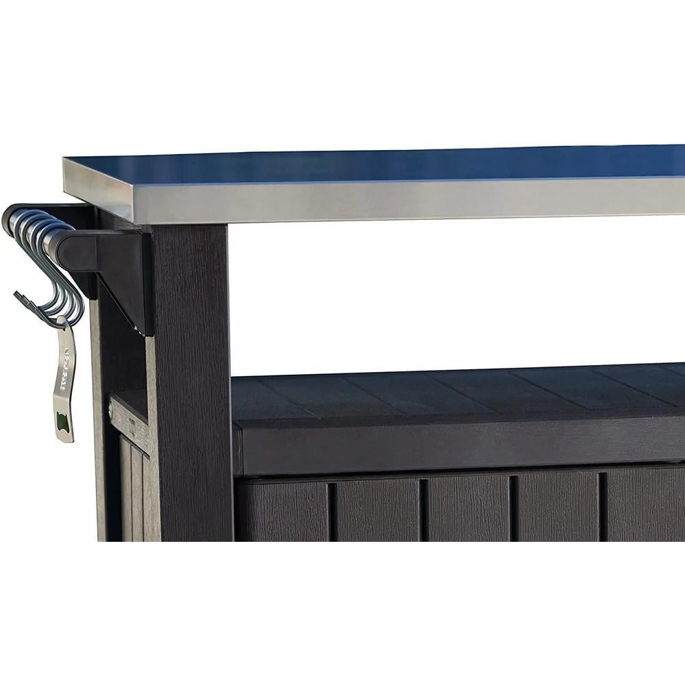 Стол садовый Keter Unity Xl 207 л Коричневый (230409) - фото 7