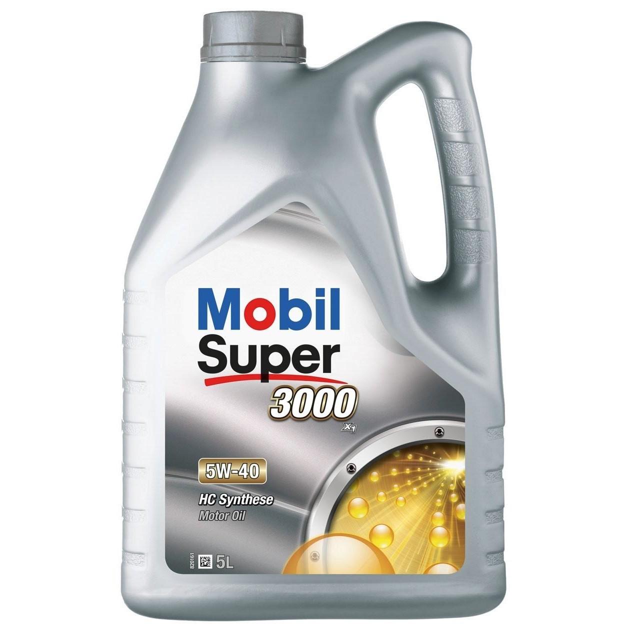 Моторна олива Mobil Super 3000 5W40 5 л (38545711)