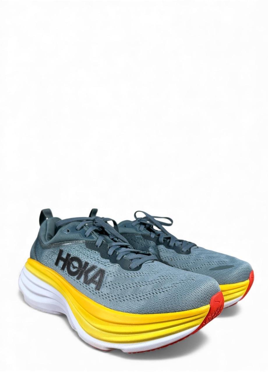 Кроссовки мужские Hoka One One Bondi 8 WIDE 1127953 GBMS р. 42 2/3 27 см Графит (30644546)