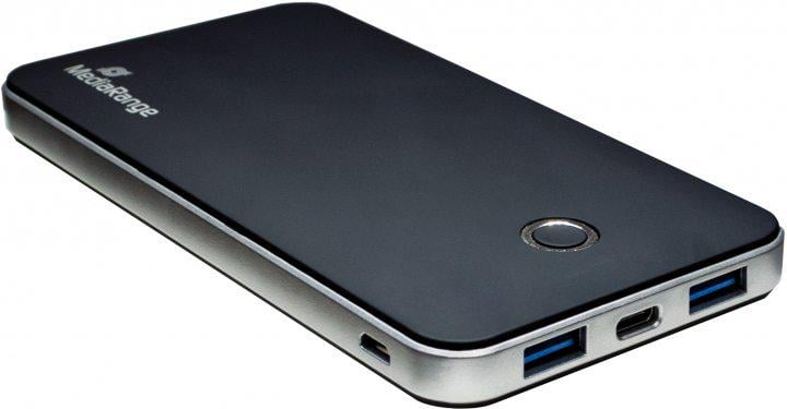 Повербанк УМБ MediaRange 2xUSB 3,0 10000 mAh Black (MR753)