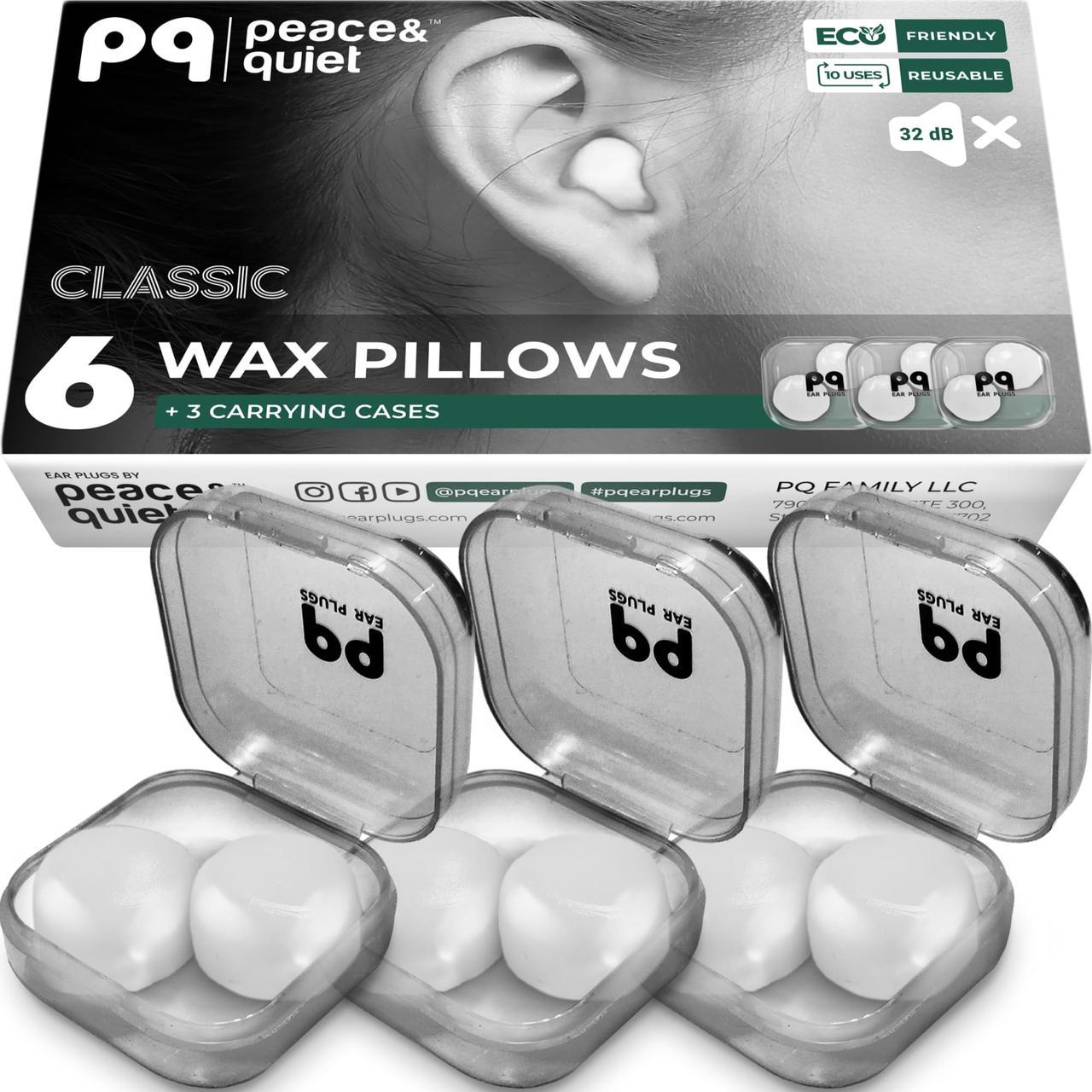 Беруши силиконовые для сна PQ 6 шт. с уровнем защиты SNR 32 дБ (1469041301) Беруши силиконовые для сна PQ 6 шт. с уровнем защиты SNR 32 дБ (1469041301)