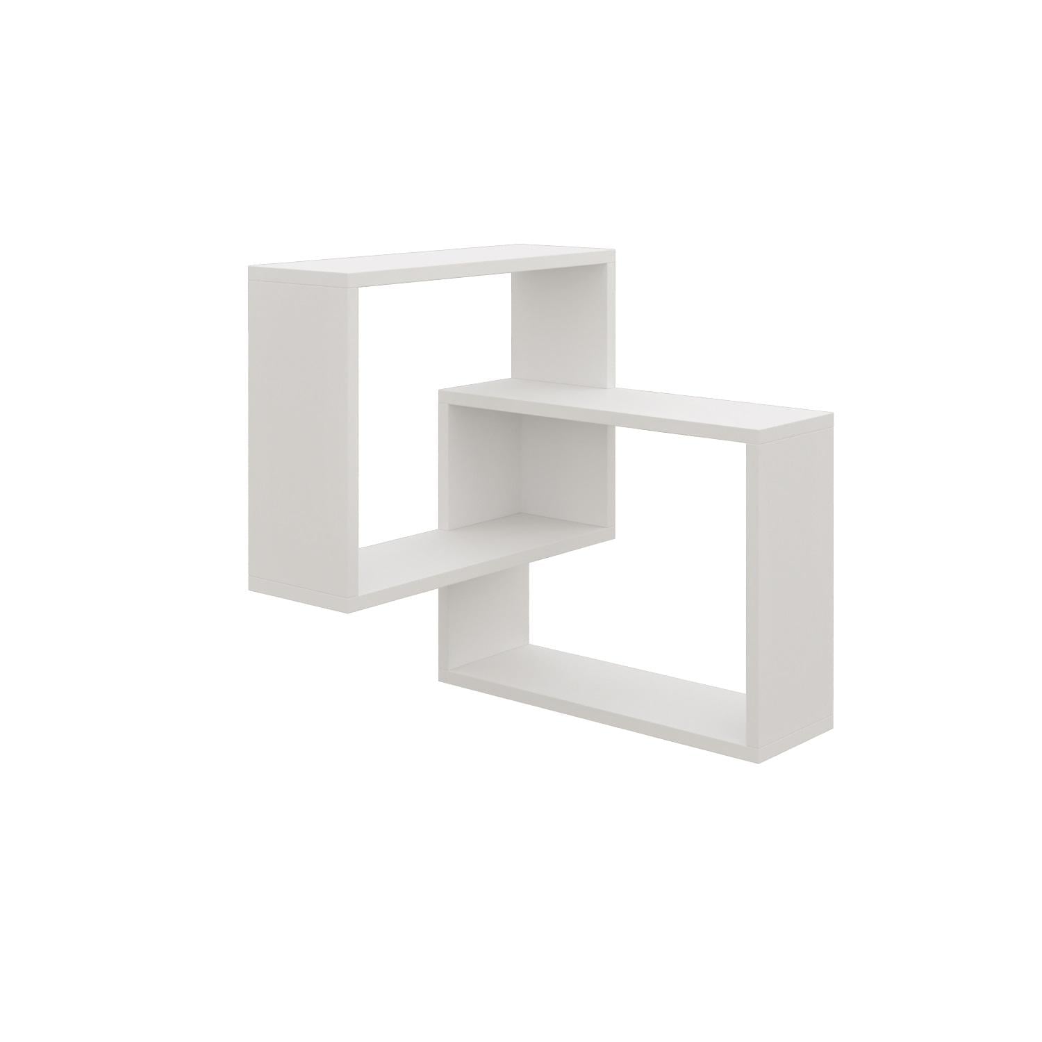 Полка настенная угловая MEBLIBUD P-115 открытая Белый Полка настенная угловая MEBLIBUD P-115 открытая Белый