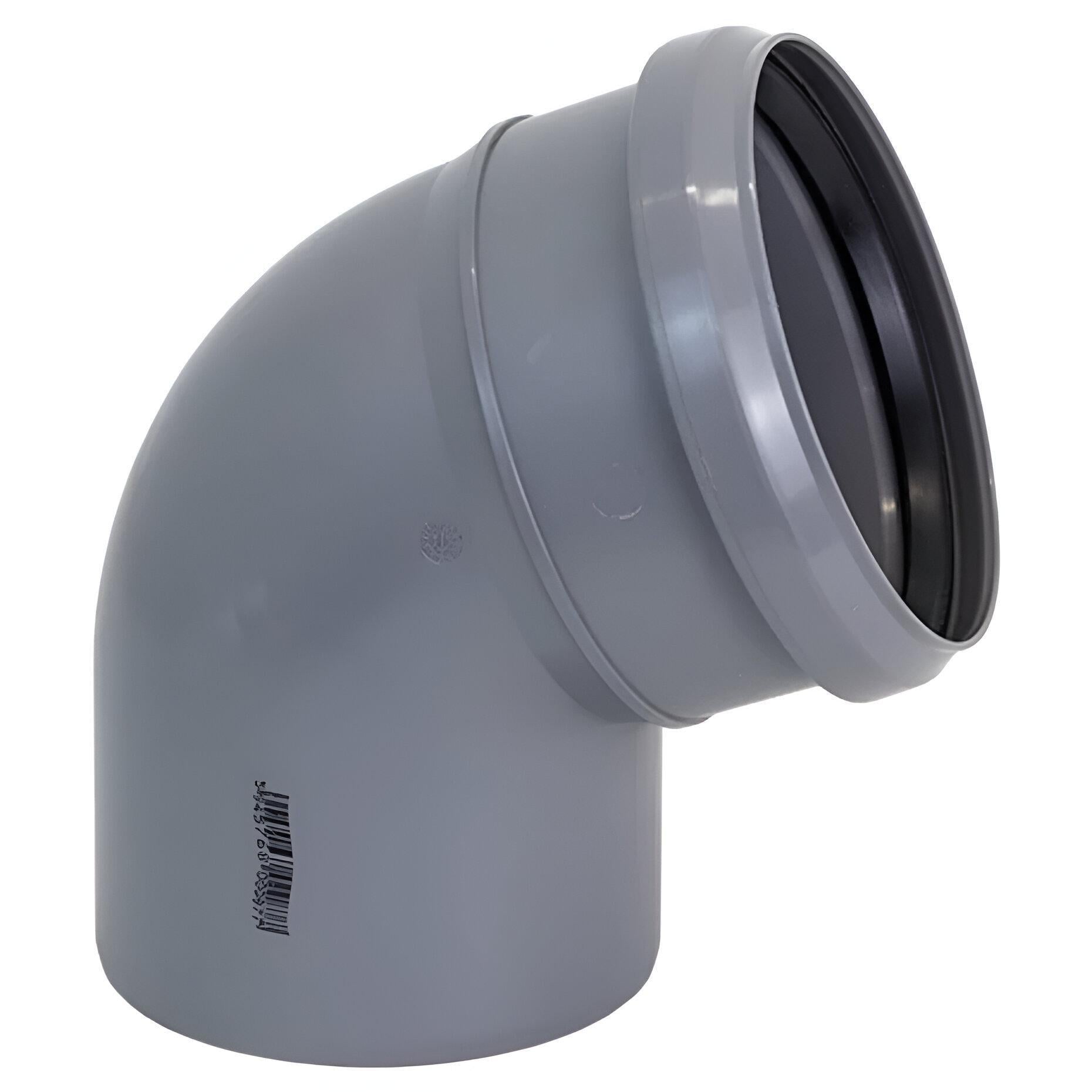 Коліно каналізаційне внутрішнє ValRom 15046011087П 110 ммx87° (7129)