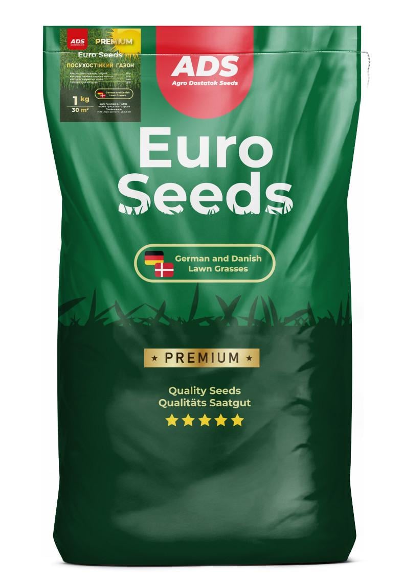 Семена для газона ADS Газон для засухи Премиум Euro Seeds 1 кг (2733415472)