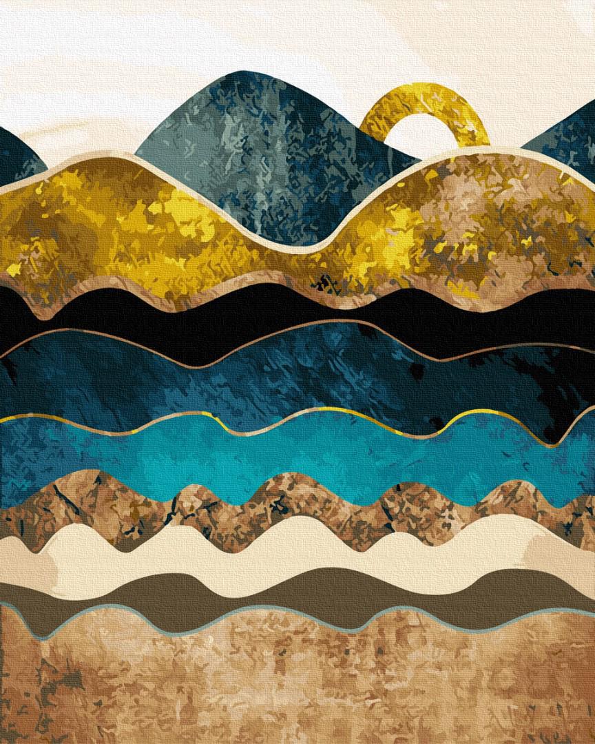 Картина по номерам Brushme Волнистые горы 40x50 см (GT66146)