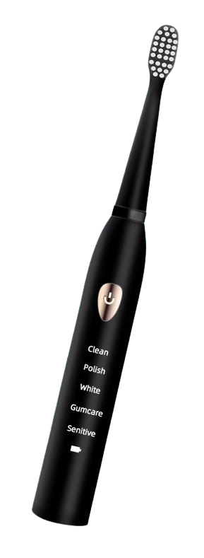 Електрична зубна щітка Schwarz&Mayer 3 насадки USB IPX7 Чорний (24514041)