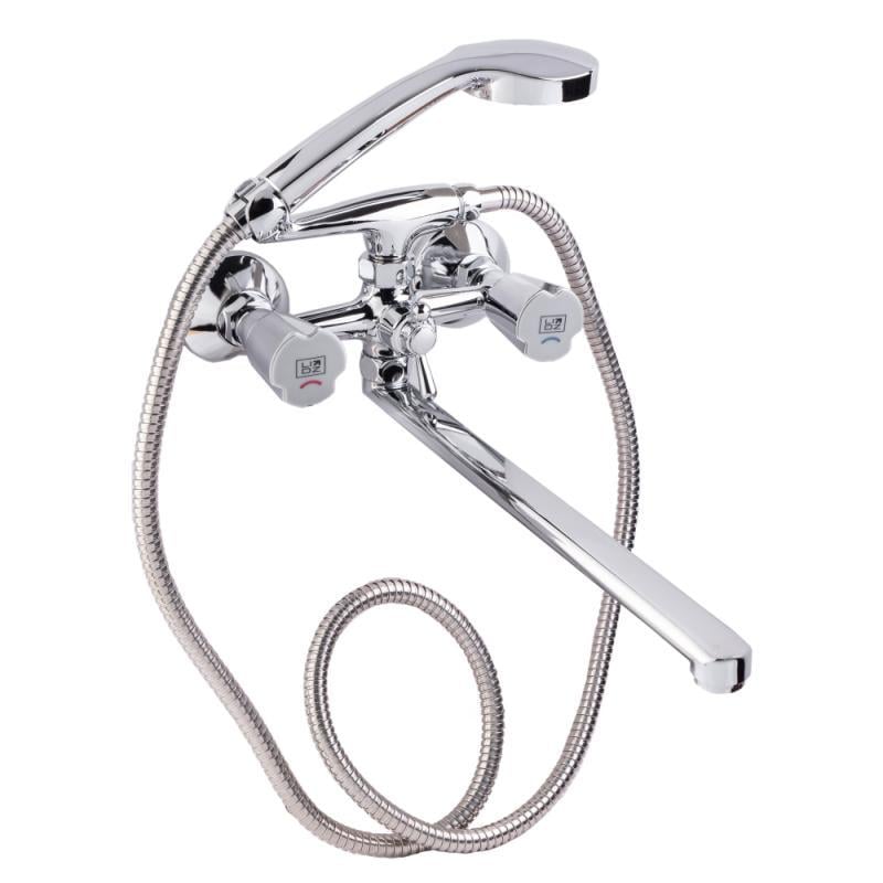 Змішувач для ванної Lidz Mix LIDZCRM17143 двовентильний Хром (77284) Змішувач для ванної Lidz Mix LIDZCRM17143 двовентильний Хром (77284)