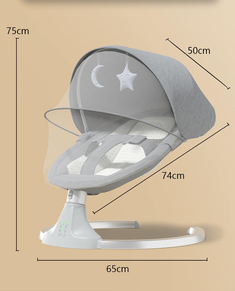 Колисальний центр шезлонг-гойдалка та москітна сітка Сірий (12547) - фото 4 Колисальний центр шезлонг-гойдалка та москітна сітка Сірий (12547) - фото 4