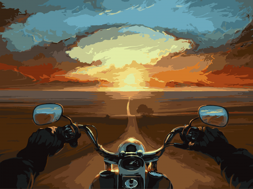 Картина по номерам Art Craft "Дорога свободы" 40x50 см (skl-10510-AC)