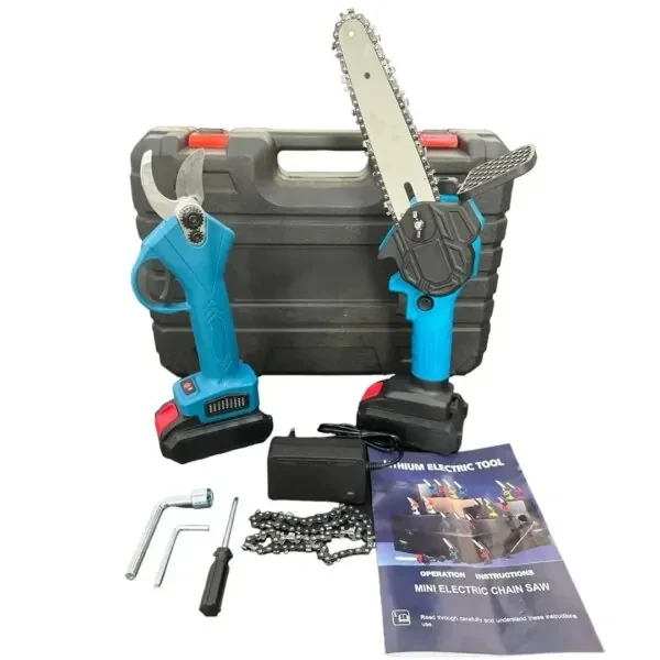 Комплект для сада 2в1 пила цепная 6"/секатор аккумуляторный 24V - фото 3 Комплект для сада 2в1 пила цепная 6"/секатор аккумуляторный 24V - фото 3