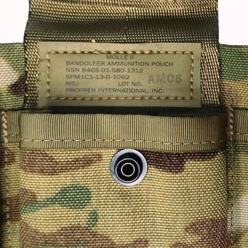 Підсумок для трьох магазинів М16 M4 Molle II Bandoleer Ammunition Pouch OCP Мультикам - фото 3