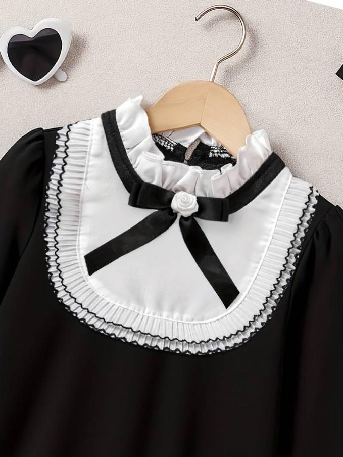 Карнавальний костюм Ластівки ободок/крила/плаття 5-6 років Чорний (2814255045) - фото 3