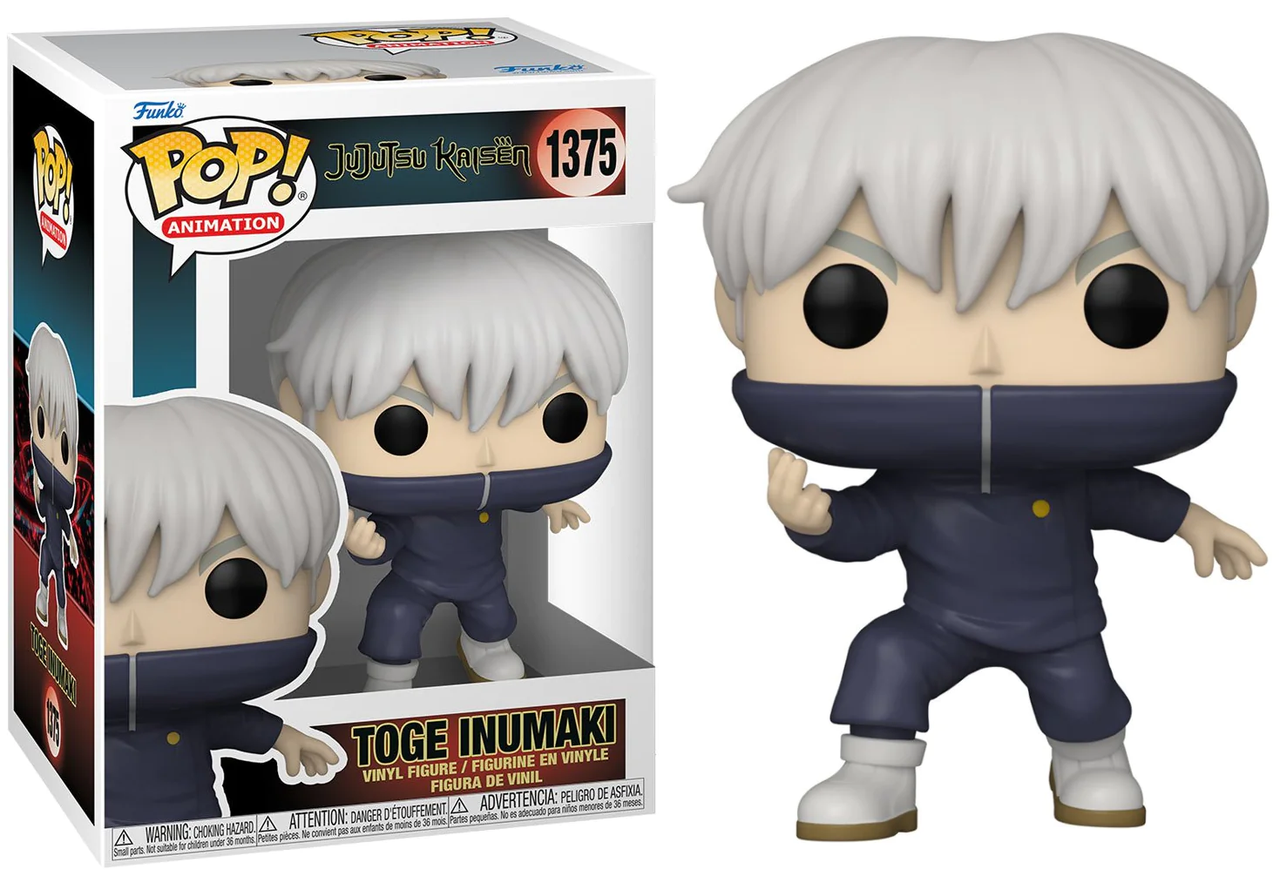 Дитяча ігрова фігурка Funko Pop Jujutsu Kaisen Toge Inumaki 10 см (JK TI 1375)