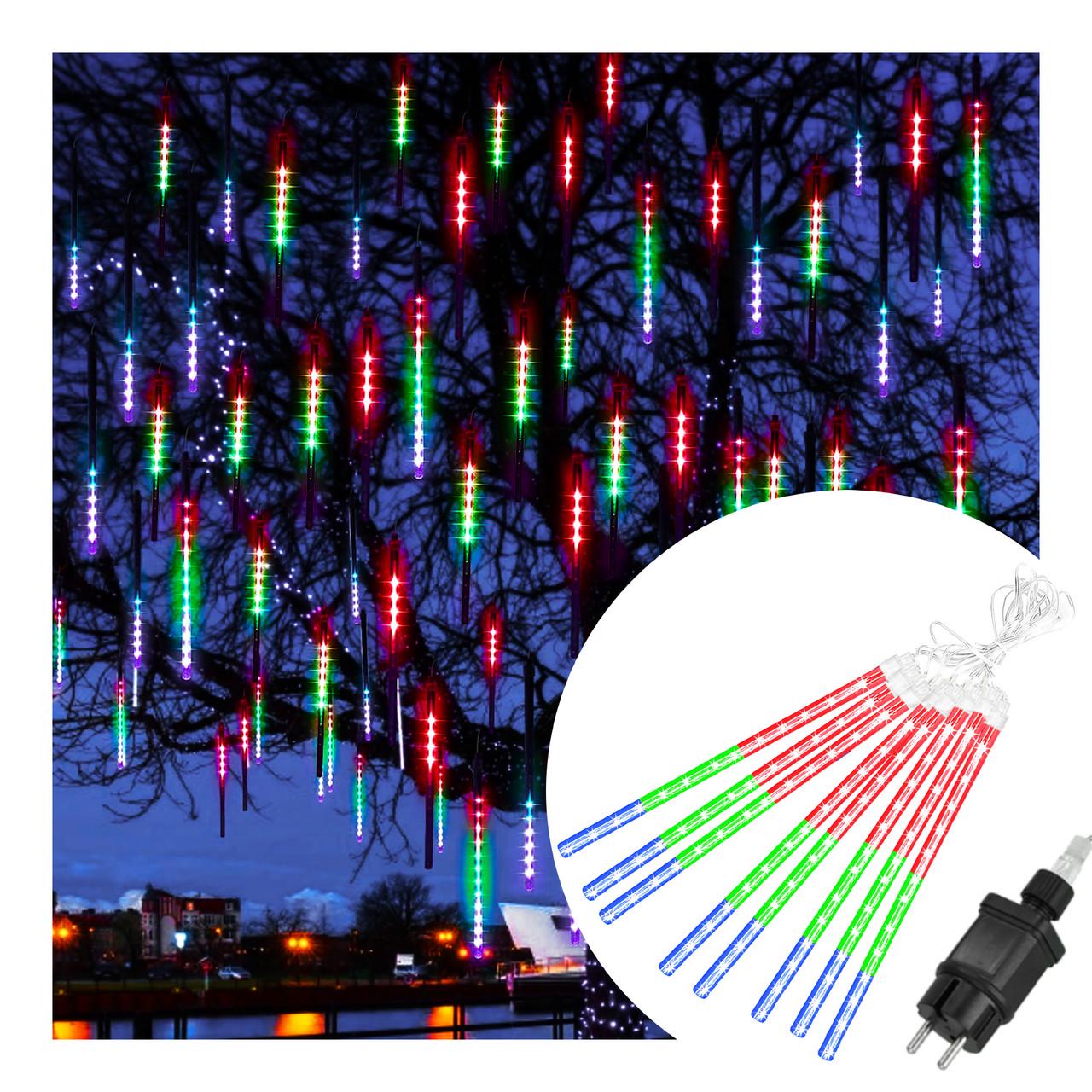 Гірлянда метеоритний дощ Springos 3 м 144 led Mix (CL1216 s-vida L) - фото 4 Гірлянда метеоритний дощ Springos 3 м 144 led Mix (CL1216 s-vida L) - фото 4