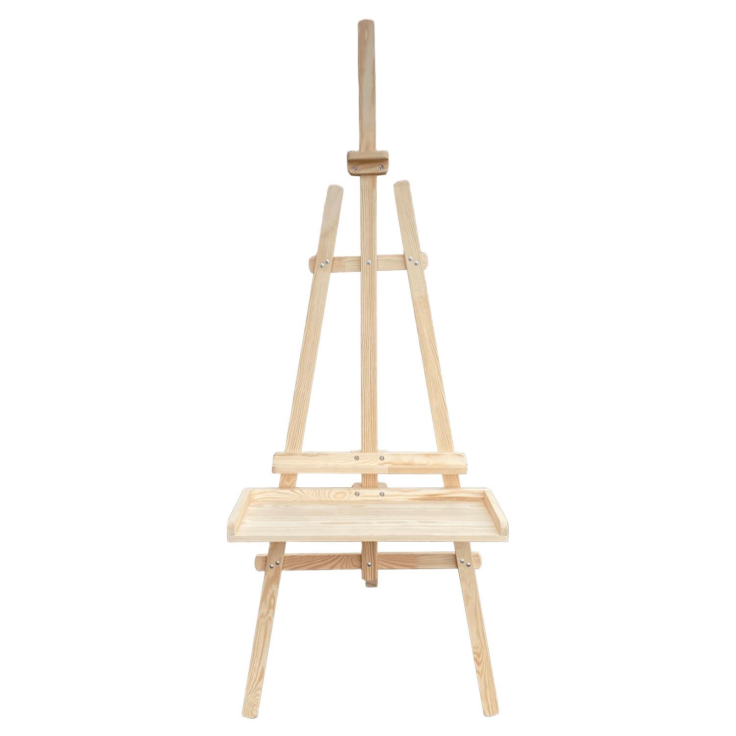 Мольберт для рисования Лира с большой полочкой для красок 175 см (11300016) - фото 2 Мольберт для рисования Лира с большой полочкой для красок 175 см (11300016) - фото 2