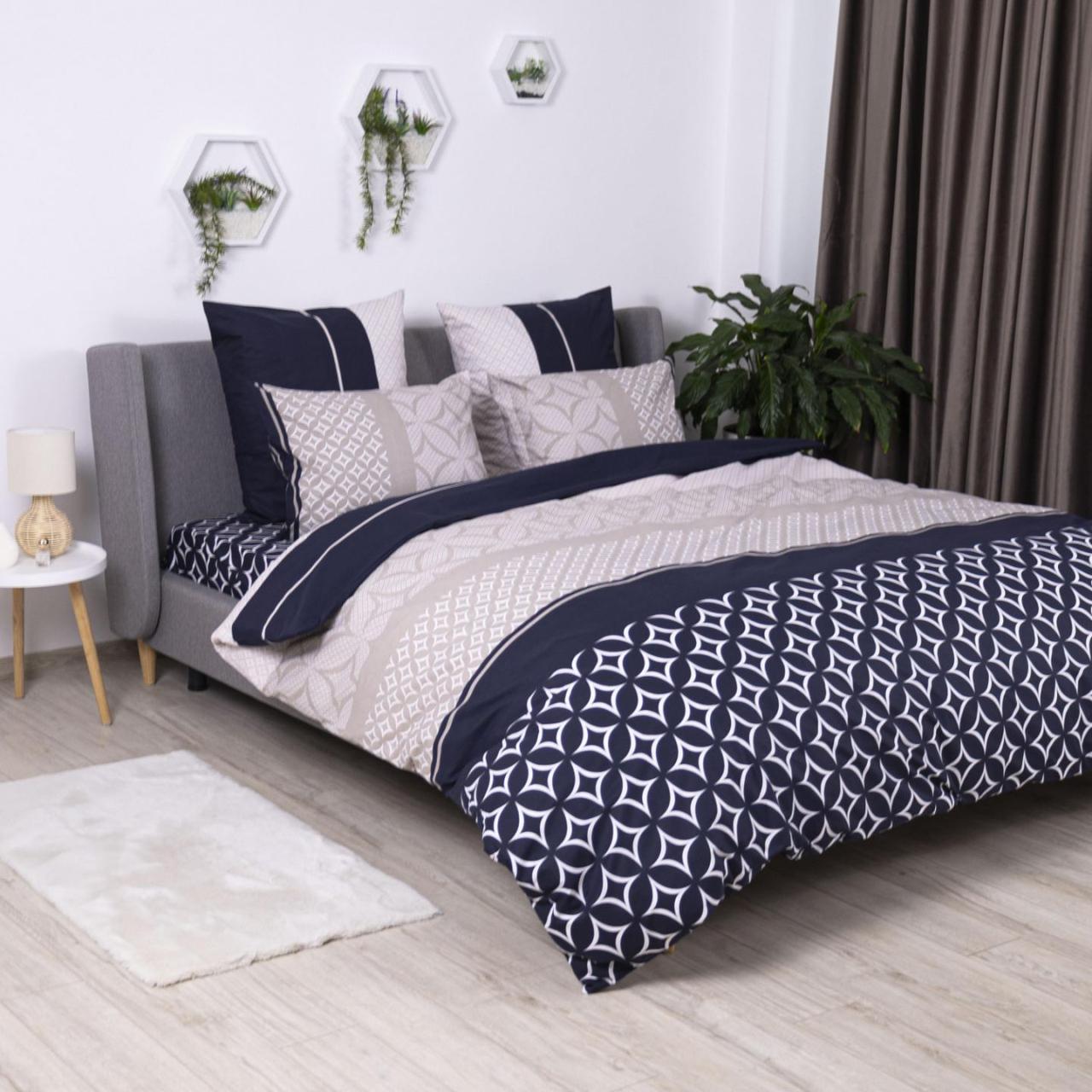 Комплект постельного белья Gatsby евро ранфорс 215х240 см/наволочки 2 шт. 70х70 см - фото 3 Комплект постельного белья Gatsby евро ранфорс 215х240 см/наволочки 2 шт. 70х70 см - фото 3