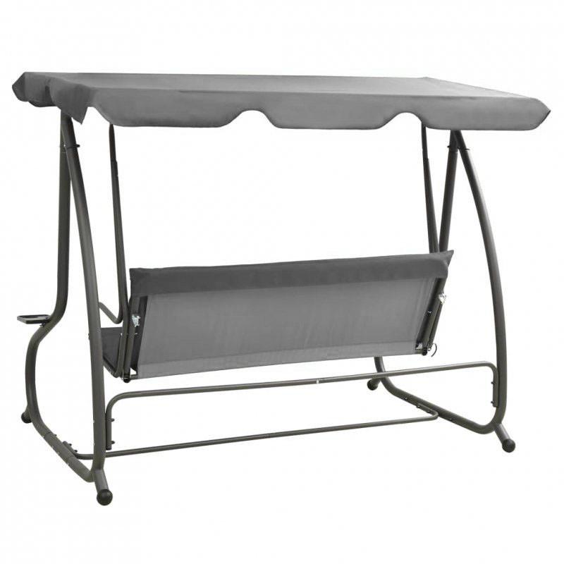 Садова гойдалка JUST GARDEN Relax Comfort Сірий (2660846425) - фото 6 Садова гойдалка JUST GARDEN Relax Comfort Сірий (2660846425) - фото 6