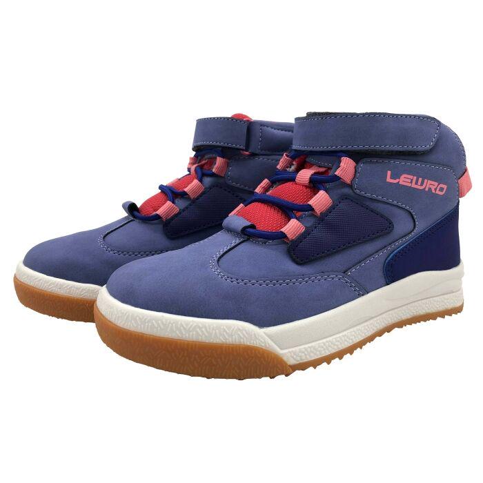 Кроссовки детские для девочки Lewro осенние высокие до щиколотки на липучке р. 34 22 см Фиолетово-розовый (3224) - фото 2