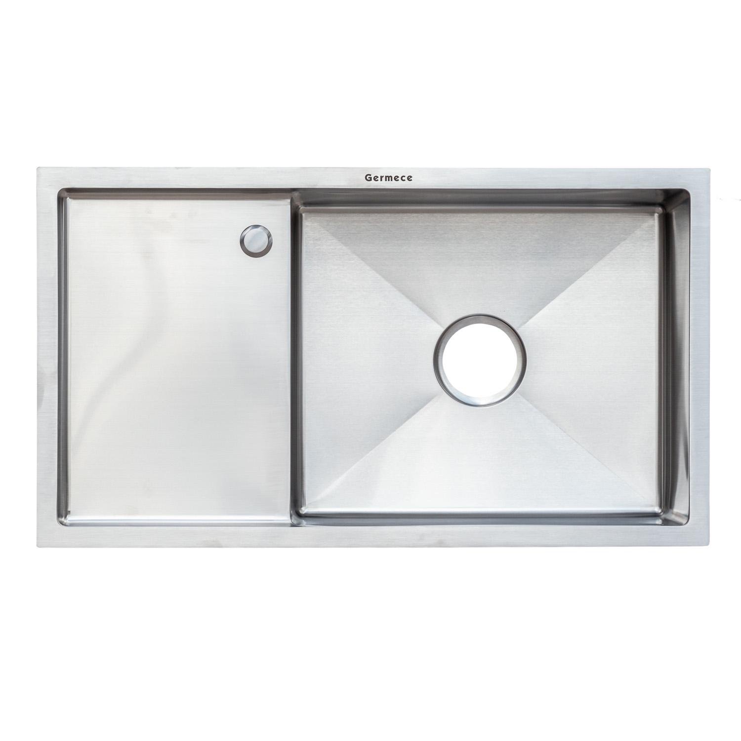 Мойка кухонная Platinum PLS-A32565 из нержавеющей стали прямоугольная 780x440 мм (152460) Мойка кухонная Platinum PLS-A32565 из нержавеющей стали прямоугольная 780x440 мм (152460)