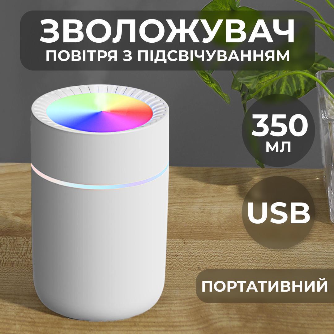 Зволожувач повітря Humidifier USB 350 мл White (HPBH17166W) - фото 7