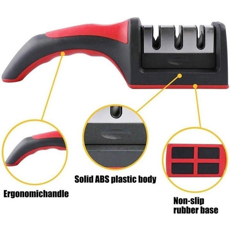 Точилка для ножів Sharpener RS-168 3 рівня заточування (tf6852) - фото 7 Точилка для ножів Sharpener RS-168 3 рівня заточування (tf6852) - фото 7