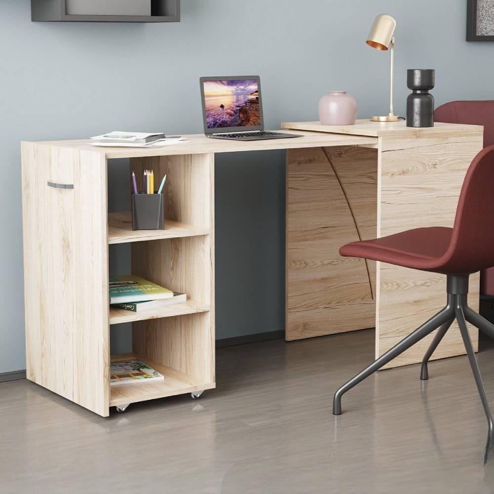 Стіл-тумба трансформер Ferrum-decor Смарт 1/2 ДСП 16 мм 750x1450x600 мм Дуб Сан-Марино (FRD-105075) - фото 2 Стіл-тумба трансформер Ferrum-decor Смарт 1/2 ДСП 16 мм 750x1450x600 мм Дуб Сан-Марино (FRD-105075) - фото 2