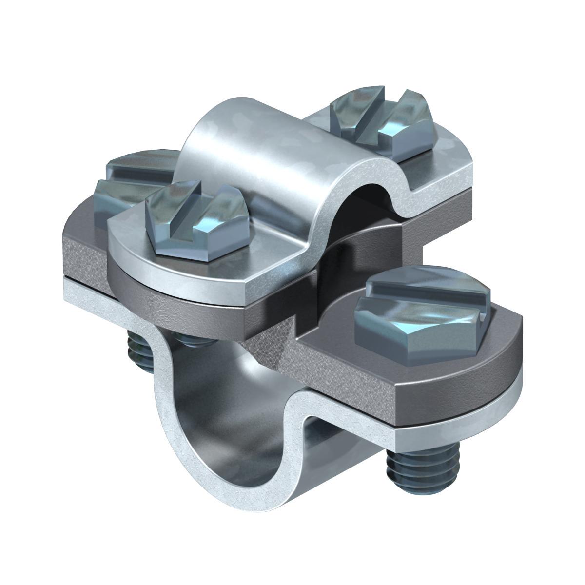 Соединитель OBO bettermann стержня заземления ø 16 мм и прута ø 8-10 мм оцинкованная сталь (5416566)