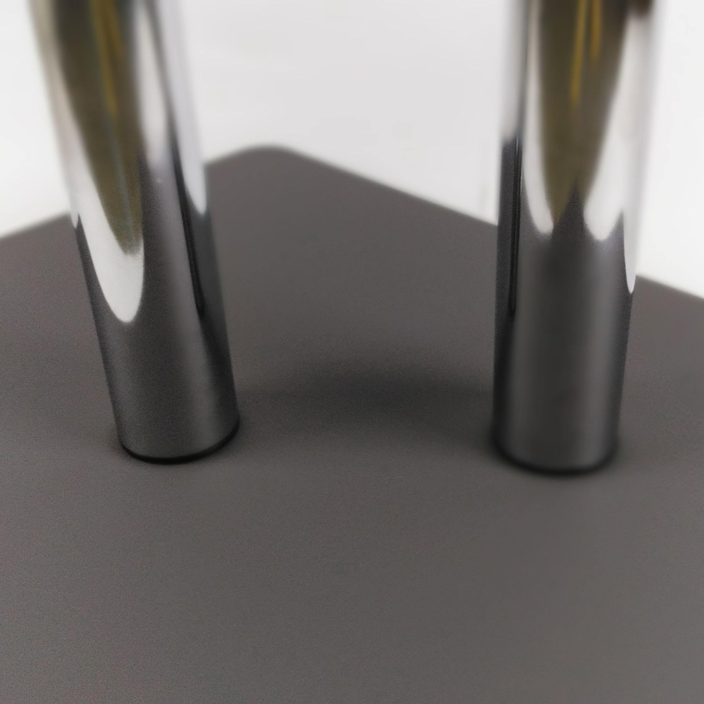 Стол журнальный стеклянный Commus Bravo Light P6 clear-gray-2chr50 Серый (433810145) - фото 2 Стол журнальный стеклянный Commus Bravo Light P6 clear-gray-2chr50 Серый (433810145) - фото 2