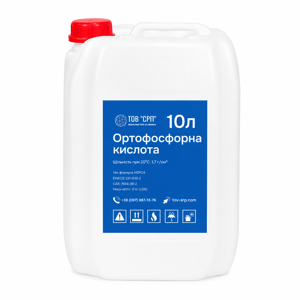 Ортофосфорная кислота 85% пищевая 10 л (2984935624)