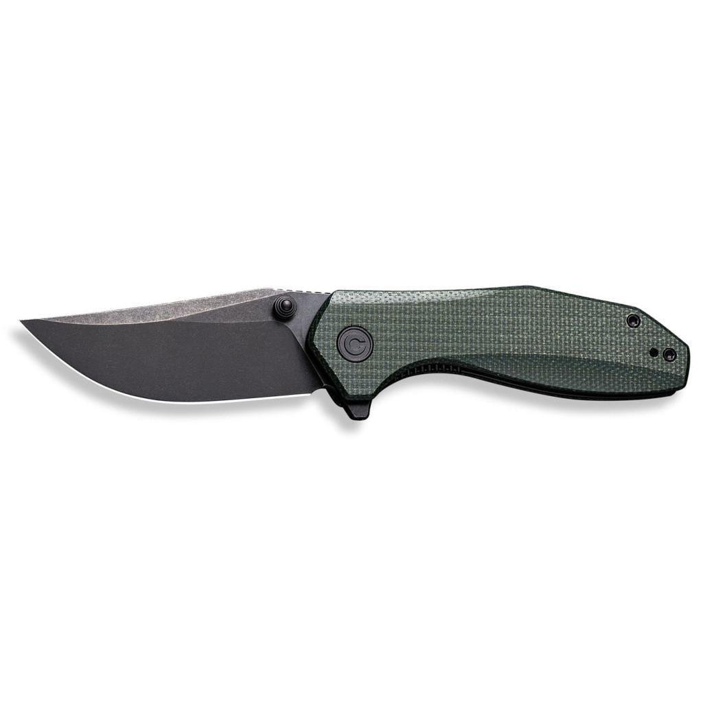 Ніж мисливський Civivi ODD 22 Green Micarta Blade Black (C21032-2) - фото 1