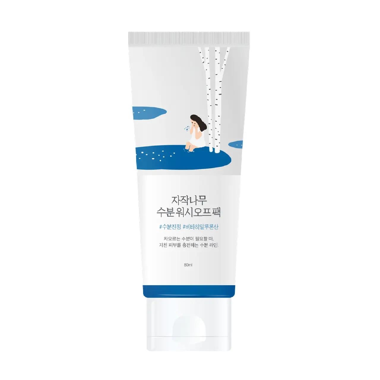 Маска зволожуюча ROUND LAB Birch Juice Moisturizing Washoff Pack 80 мл (10433767)