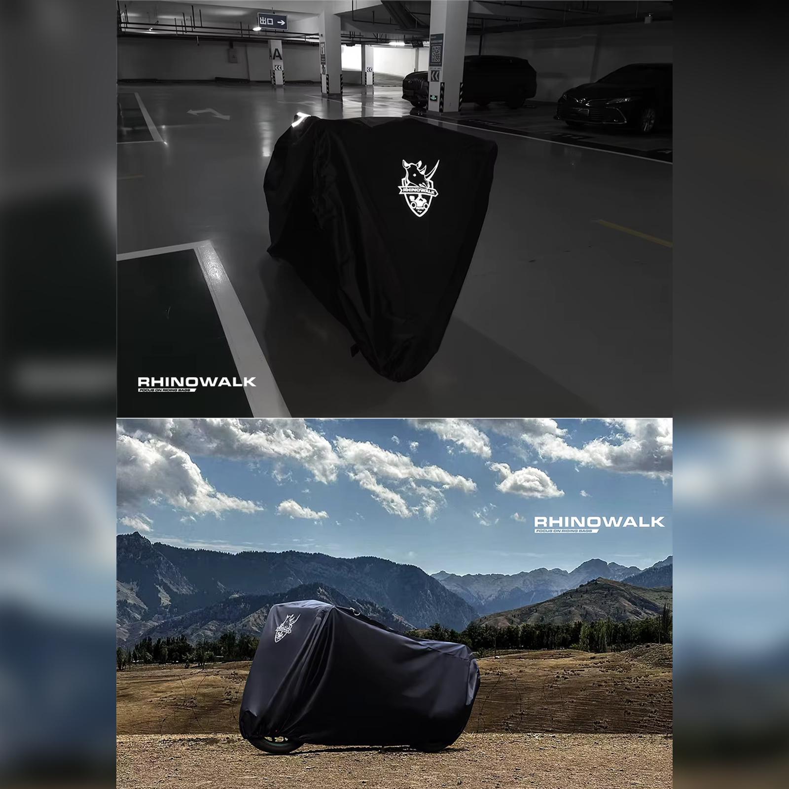 Чохол-дощовик для мотоцикла Rhinowalk F1002 Terylene із захистом від сонця та антикрадіжним отвором XL Чорний (RWK-F1002-7386) - фото 5 Чохол-дощовик для мотоцикла Rhinowalk F1002 Terylene із захистом від сонця та антикрадіжним отвором XL Чорний (RWK-F1002-7386) - фото 5